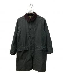 Barbour（バブアー）の古着「BURGHLEY WAX JACKET//オイルドコート」｜グリーン