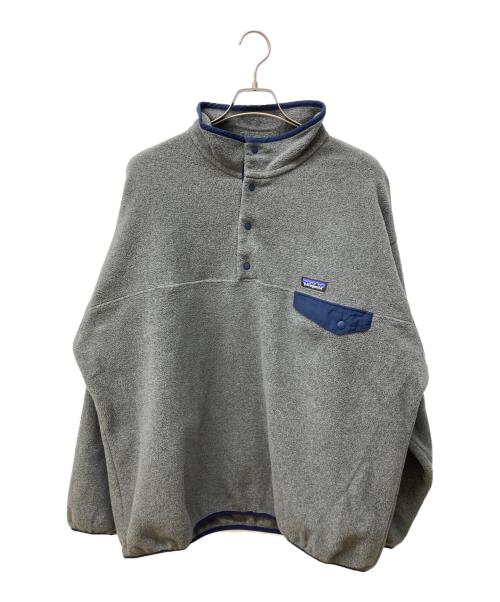 Patagonia（パタゴニア）Patagonia (パタゴニア) シンチラスナップT/フリースジャケット グレー サイズ:XLの古着・服飾アイテム