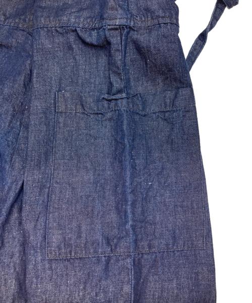 Gauze#（ガーゼ）Gauze# (ガーゼ) リネンブレンドオーバーオール インディゴ サイズ:Freeの古着・服飾アイテム