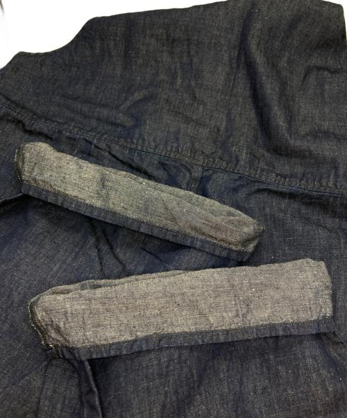 Gauze#（ガーゼ）Gauze# (ガーゼ) リネンブレンドオーバーオール インディゴ サイズ:Freeの古着・服飾アイテム