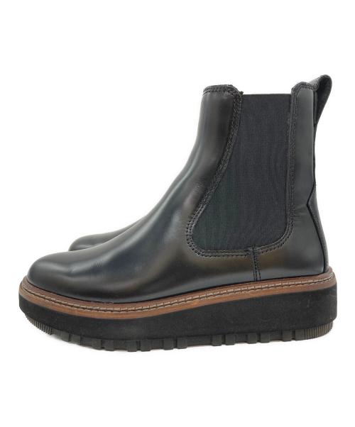 CLARKS（クラークス）CLARKS (クラークス) OriannaW Up/サイドゴアブーツ ブラック サイズ:23の古着・服飾アイテム