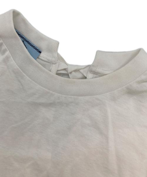 PRADA（プラダ）PRADA (プラダ) パフスリーブカットソー ホワイト サイズ:XSの古着・服飾アイテム