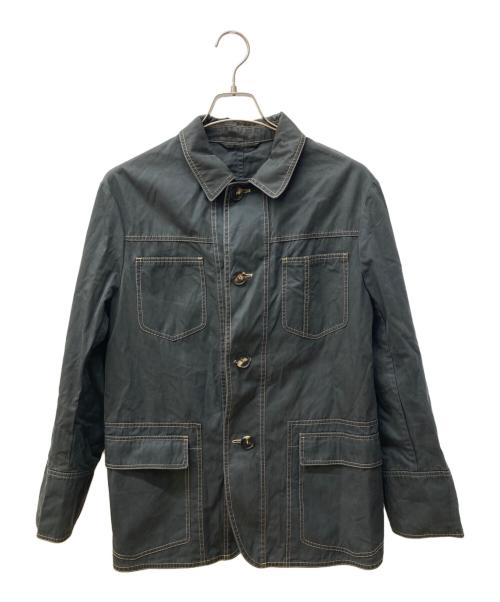 Salvatore Ferragamo（サルヴァトーレ フェラガモ）Salvatore Ferragamo (サルヴァトーレ フェラガモ) カバーオール ブラック サイズ:50の古着・服飾アイテム