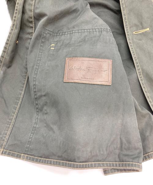 Salvatore Ferragamo（サルヴァトーレ フェラガモ）Salvatore Ferragamo (サルヴァトーレ フェラガモ) カバーオール ブラック サイズ:50の古着・服飾アイテム