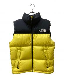 THE NORTH FACE（ザ ノース フェイス）の古着「ダウンジャケット」｜ブラック×イエロー