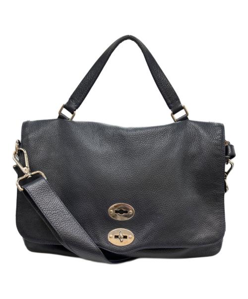 zanellato（ザネラート）ZANELLATO (ザネラート) 2WAYショルダーバッグ ネイビーの古着・服飾アイテム