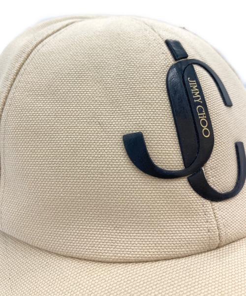 JIMMY CHOO（ジミーチュウ）JIMMY CHOO (ジミーチュウ) キャップ ベージュの古着・服飾アイテム