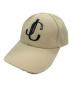 JIMMY CHOO（ジミーチュウ）の古着「キャップ」｜ベージュ