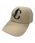 JIMMY CHOO（ジミーチュウ）の古着「キャップ」｜ベージュ