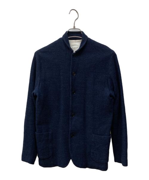 STILL BY HAND（スティルバイハンド）STILL BY HAND (スティルバイハンド) ニットジャケット ネイビー サイズ:48の古着・服飾アイテム