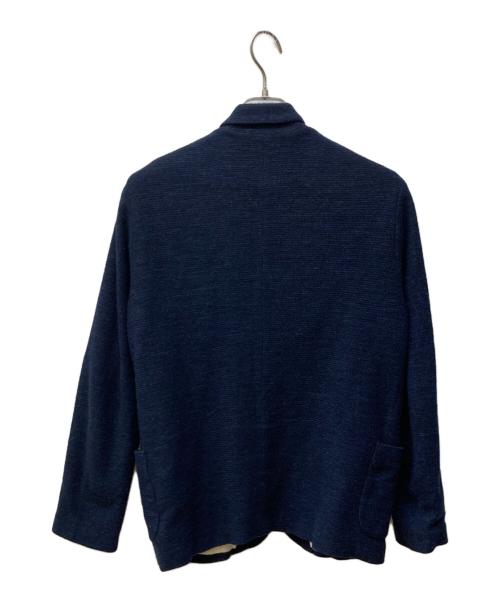 STILL BY HAND（スティルバイハンド）STILL BY HAND (スティルバイハンド) ニットジャケット ネイビー サイズ:48の古着・服飾アイテム
