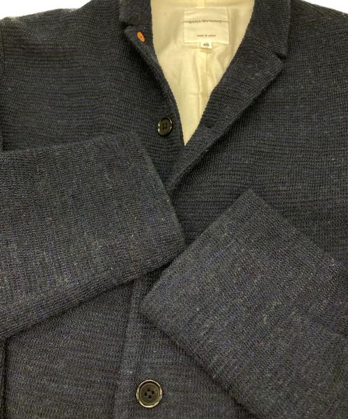 STILL BY HAND（スティルバイハンド）STILL BY HAND (スティルバイハンド) ニットジャケット ネイビー サイズ:48の古着・服飾アイテム