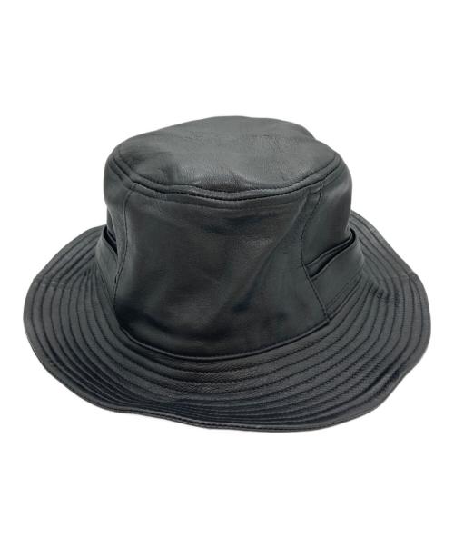 NotE（ノート）note (ノート) オールレザーハット ブラックの古着・服飾アイテム