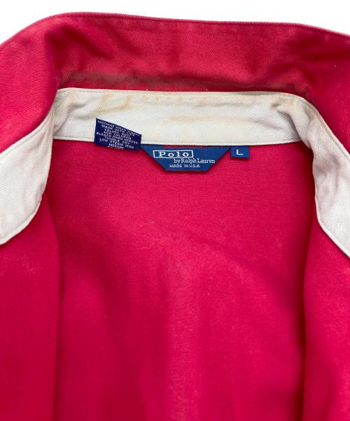 POLO RALPH LAUREN（ポロ・ラルフローレン）POLO RALPH LAUREN (ポロ・ラルフローレン) 80'sスイングトップ レッド サイズ:Lの古着・服飾アイテム