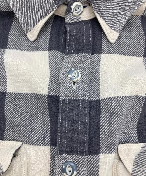 POLO RALPH LAUREN（ポロ・ラルフローレン）POLO RALPH LAUREN (ポロ・ラルフローレン) チェックネルシャツ グレー×ベージュ サイズ:XSの古着・服飾アイテム