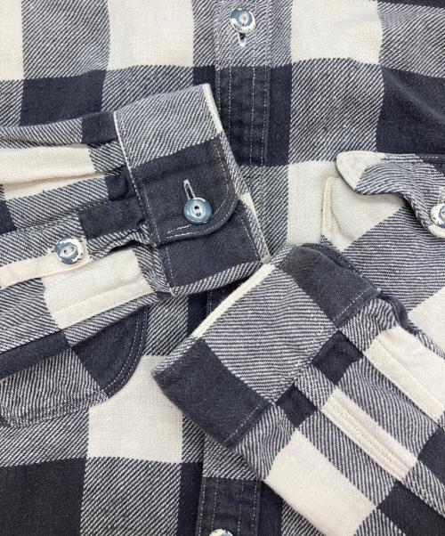 POLO RALPH LAUREN（ポロ・ラルフローレン）POLO RALPH LAUREN (ポロ・ラルフローレン) チェックネルシャツ グレー×ベージュ サイズ:XSの古着・服飾アイテム