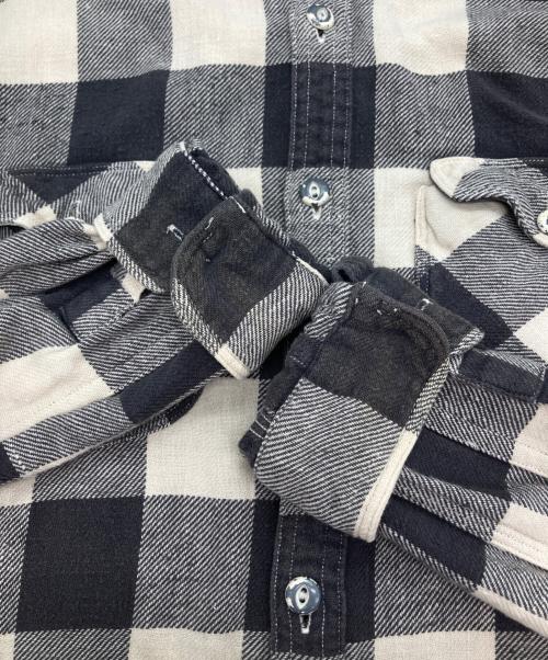 POLO RALPH LAUREN（ポロ・ラルフローレン）POLO RALPH LAUREN (ポロ・ラルフローレン) チェックネルシャツ グレー×ベージュ サイズ:XSの古着・服飾アイテム