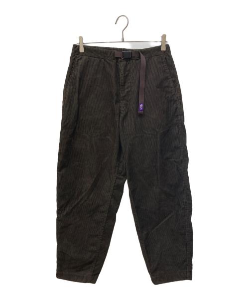 THE NORTHFACE PURPLELABEL（ザ・ノースフェイス パープルレーベル）THE NORTHFACE PURPLELABEL (ザ・ノースフェイス パープルレーベル) Corduroy Wide Tapered Pants/コーデュロイクライミングパンツ ブラウン サイズ:Ⅿの古着・服飾アイテム