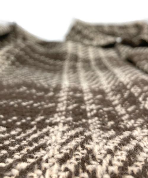 OBEY（オベイ）OBEY (オベイ) ブロックチェックシャツジャケット ブラウン サイズ:Sの古着・服飾アイテム