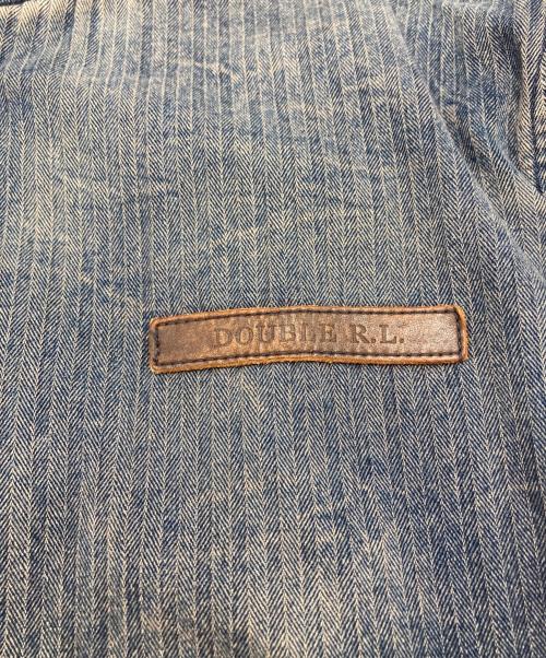 RRL（ダブルアールエル）RRL (ダブルアールエル) COTTON FLIGHT JACKET/ヒッコリーデニムブルゾン インディゴ サイズ:Sの古着・服飾アイテム