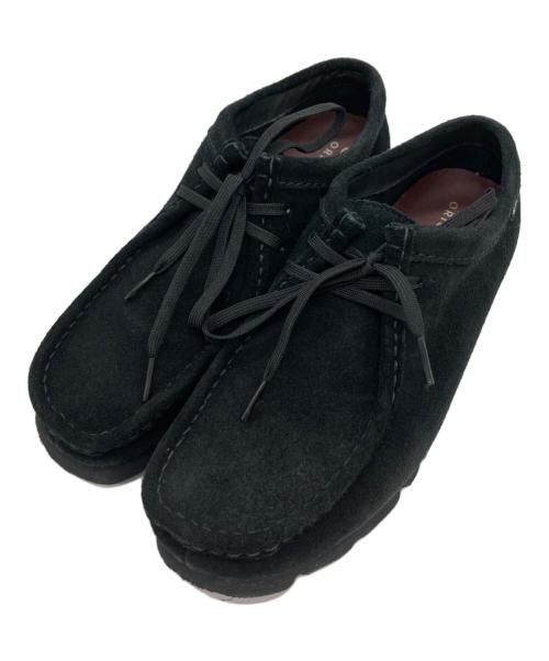 CLARKS（クラークス）CLARKS (クラークス) ワラビー/モカシンシューズ ブラック サイズ:25.5の古着・服飾アイテム