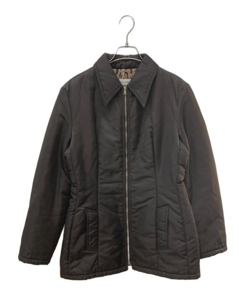 DOLCE & GABBANA（ドルチェ＆ガッバーナ）DOLCE & GABBANA (ドルチェ＆ガッバーナ) 裏レオパード中綿コート ブラウン サイズ:44の古着・服飾アイテム