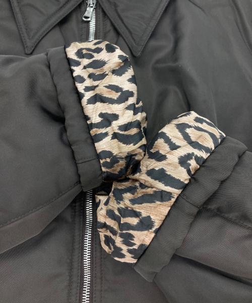 DOLCE & GABBANA（ドルチェ＆ガッバーナ）DOLCE & GABBANA (ドルチェ＆ガッバーナ) 裏レオパード中綿コート ブラウン サイズ:44の古着・服飾アイテム