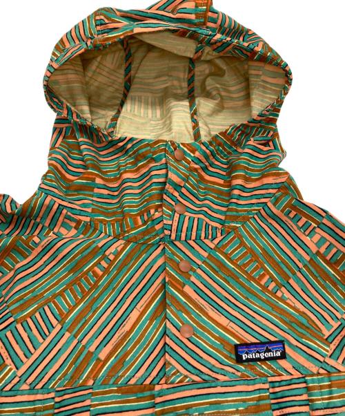 Patagonia（パタゴニア）Patagonia (パタゴニア) ファンホッガーズ・アノラックパーカー オレンジ×グリーン サイズ:XSの古着・服飾アイテム