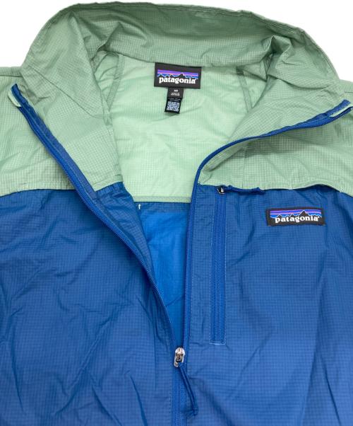 Patagonia（パタゴニア）Patagonia (パタゴニア) フーディニ スタッシュ/ハーフジッププルオーバー ブルー×グリーン サイズ:XSの古着・服飾アイテム