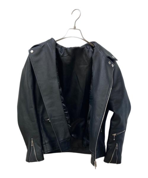 Liugoo Leathers（リューグーレザーズ）LIUGOO LEATHERS (リューグーレザーズ) レザーライダースジャケット ブラック サイズ:Lの古着・服飾アイテム