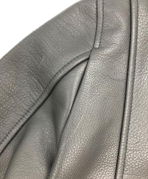 Liugoo Leathers（リューグーレザーズ）LIUGOO LEATHERS (リューグーレザーズ) レザーライダースジャケット ブラック サイズ:Lの古着・服飾アイテム