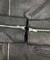 中古・古着 LIUGOO LEATHERS (リューグーレザーズ) レザーライダースジャケット ブラック サイズ:L：10000円
