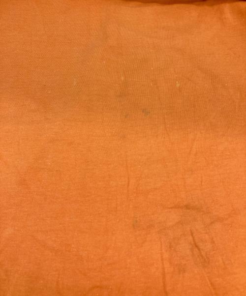 velva sheen（ベルバシーン）velva sheen (ベルバシーン) プリントTシャツ オレンジ サイズ:Lの古着・服飾アイテム