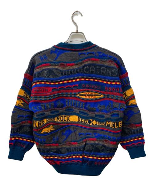 Emaroo（エマルー）emaroo (エマルー) 3Dニットカーディガン マルチカラー サイズ:Ⅿの古着・服飾アイテム