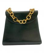 Salvatore Ferragamoサルヴァトーレ フェラガモ）の古着「チェーンハンドバッグ」｜グリーン