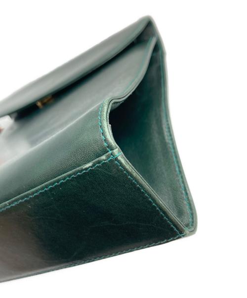 Salvatore Ferragamo（サルヴァトーレ フェラガモ）Salvatore Ferragamo (サルヴァトーレ フェラガモ) チェーンハンドバッグ グリーンの古着・服飾アイテム