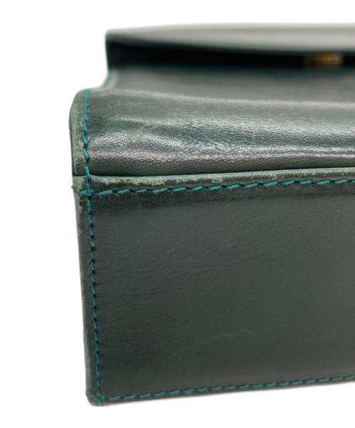 Salvatore Ferragamo（サルヴァトーレ フェラガモ）Salvatore Ferragamo (サルヴァトーレ フェラガモ) チェーンハンドバッグ グリーンの古着・服飾アイテム