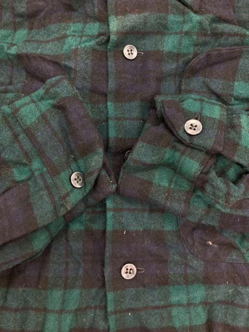 PENDLETON（ペンドルトン）PENDLETON (ペンドルトン) チェックネルシャツ グリーン×ネイビー サイズ:Ⅿの古着・服飾アイテム
