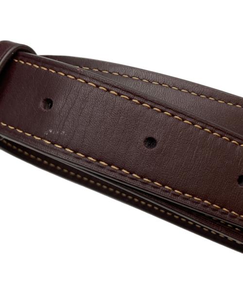 COACH（コーチ）COACH (コーチ) レヴェル/2WAYショルダーバッグ レッド×ブラウンの古着・服飾アイテム