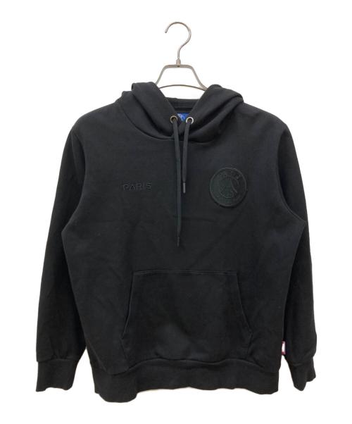 Paris Saint-Germain（パリサンジェルマン）Paris Saint-Germain (パリサンジェルマン) ロゴワッペンパーカー ブラック サイズ:Mの古着・服飾アイテム