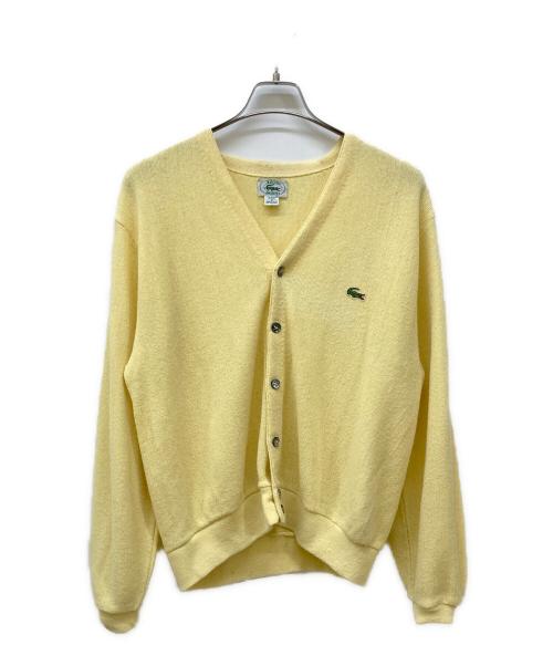 IZOD（アイゾッド）IZOD (アイゾッド) アクリルカーディガン イエロー サイズ:Ⅿの古着・服飾アイテム