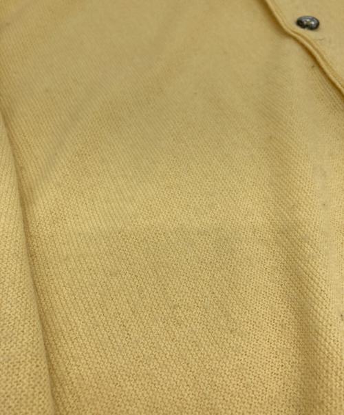 IZOD（アイゾッド）IZOD (アイゾッド) アクリルカーディガン イエロー サイズ:Ⅿの古着・服飾アイテム