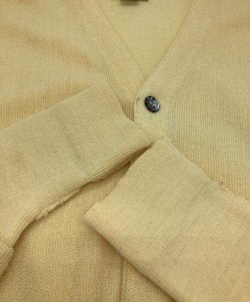 IZOD（アイゾッド）IZOD (アイゾッド) アクリルカーディガン イエロー サイズ:Ⅿの古着・服飾アイテム