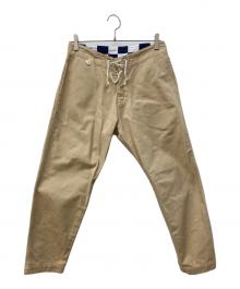 NALUTO TRUNKS（ナルトトランクス）の古着「レースアップパンツ」｜ベージュ