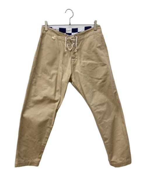 NALUTO TRUNKS（ナルトトランクス）NALUTO TRUNKS (ナルトトランクス) レースアップパンツ ベージュ サイズ:30の古着・服飾アイテム