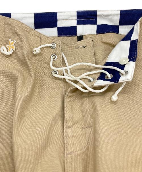 NALUTO TRUNKS（ナルトトランクス）NALUTO TRUNKS (ナルトトランクス) レースアップパンツ ベージュ サイズ:30の古着・服飾アイテム