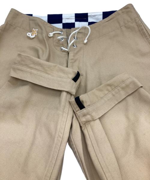 NALUTO TRUNKS（ナルトトランクス）NALUTO TRUNKS (ナルトトランクス) レースアップパンツ ベージュ サイズ:30の古着・服飾アイテム