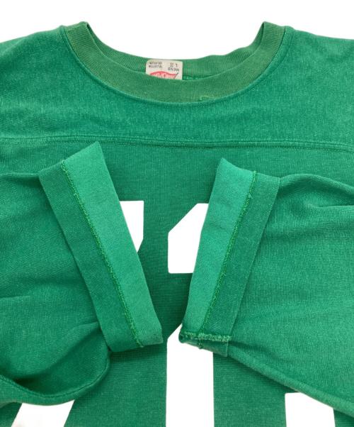 Hanes SPORT（ヘインズスポーツ）Hanes SPORT (ヘインズスポーツ) フットボールシャツ グリーン サイズ:Lの古着・服飾アイテム