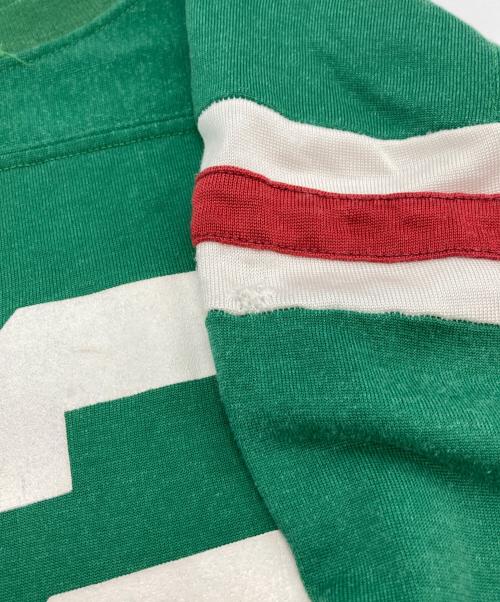 Hanes SPORT（ヘインズスポーツ）Hanes SPORT (ヘインズスポーツ) フットボールシャツ グリーン サイズ:Lの古着・服飾アイテム