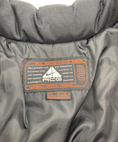 NIKE ACG（ナイキエーシージー）NIKE ACG (ナイキエーシージー) ダウンジャケット ブラック サイズ:Lの古着・服飾アイテム